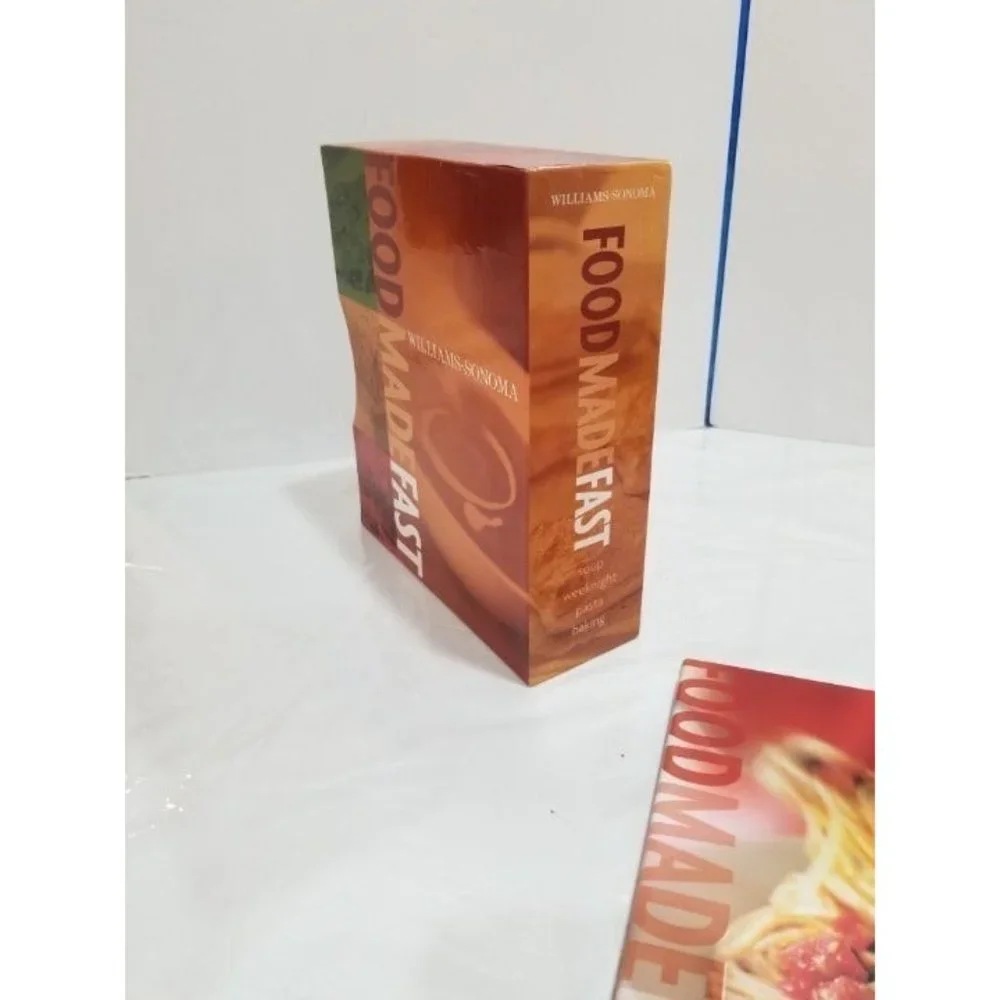 Williams Sonoma Set of 4 Cook Books food made fast bakery, soup, weeknight pasta